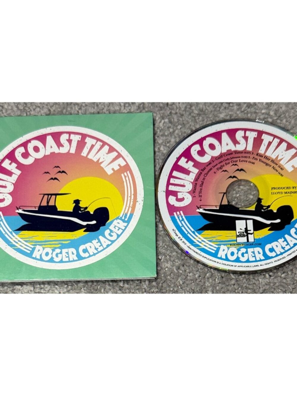 Roger Creager Gulf Coast Time CD 2015 Fun All Wrong Records